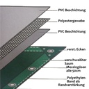 balts 650 g/m² PVC 3 x 6m (18m²) pārsegs-0