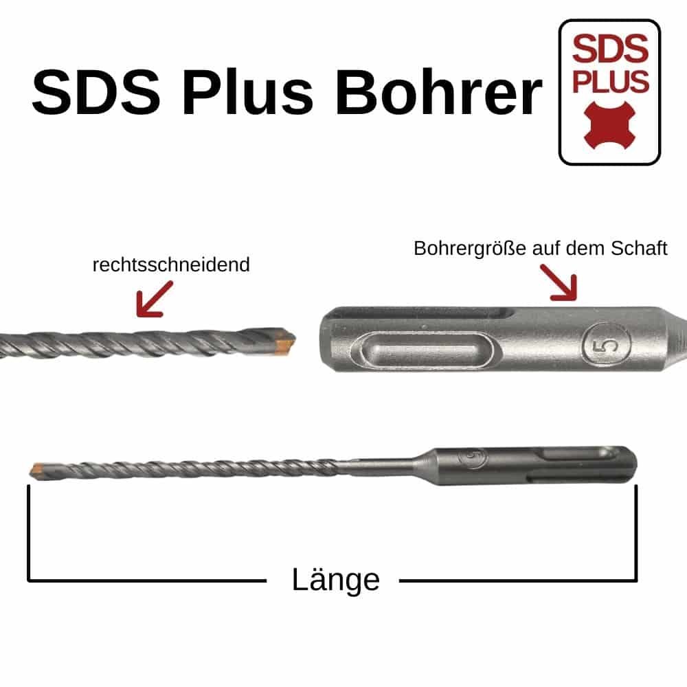 Perforators SDS-PLUS 4-griezējs Ø 5,0mm x 110mm garums-0