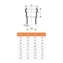 HTsafeEA Atzars DN/OD 160/110 87 Grādi-1