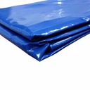 zils 650 g/m² PVC 2 x 3m (6m²) pārklājs-0