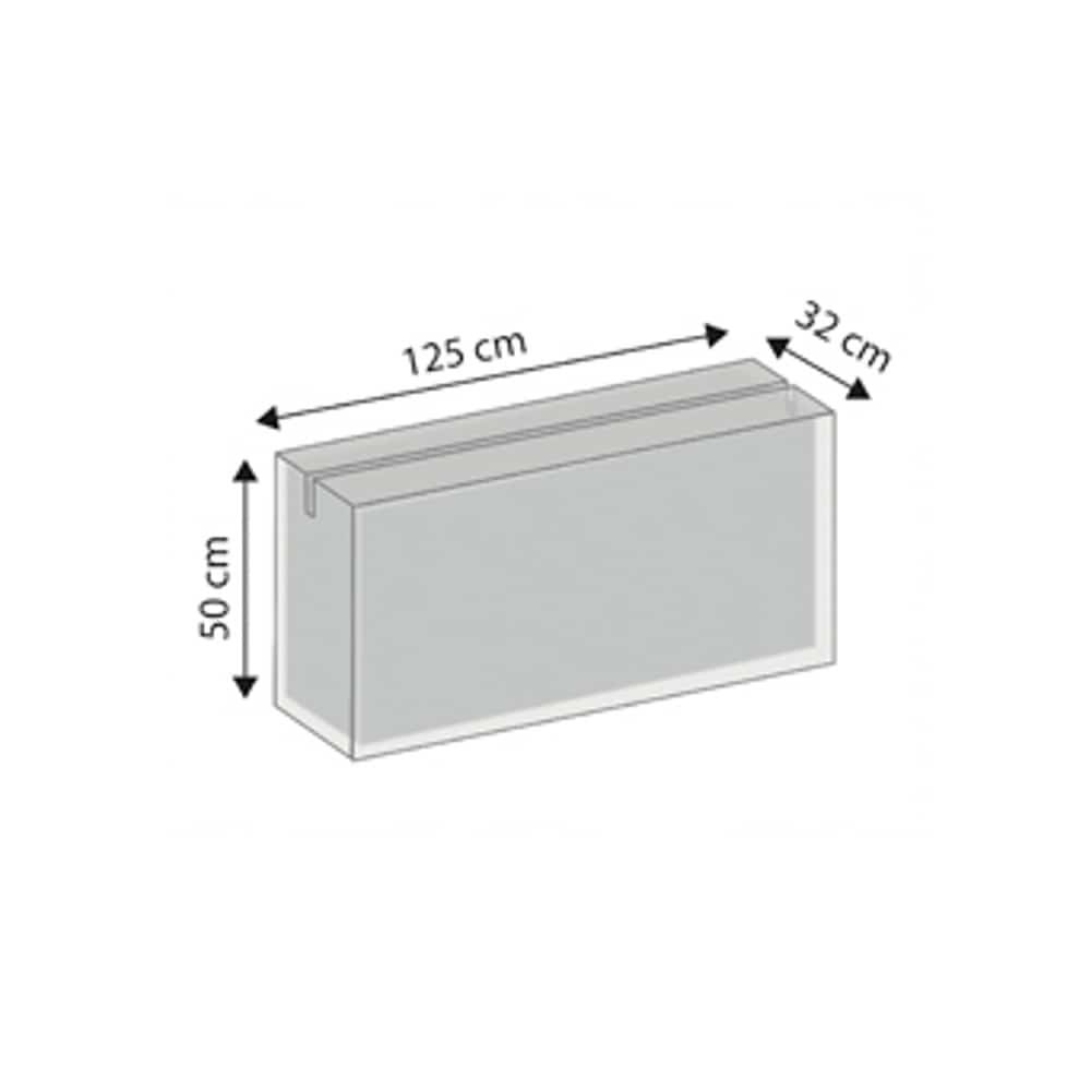 Aizsargpārvalks Deluxe sēdekļa spilvenam, apm. 125x32x50-0