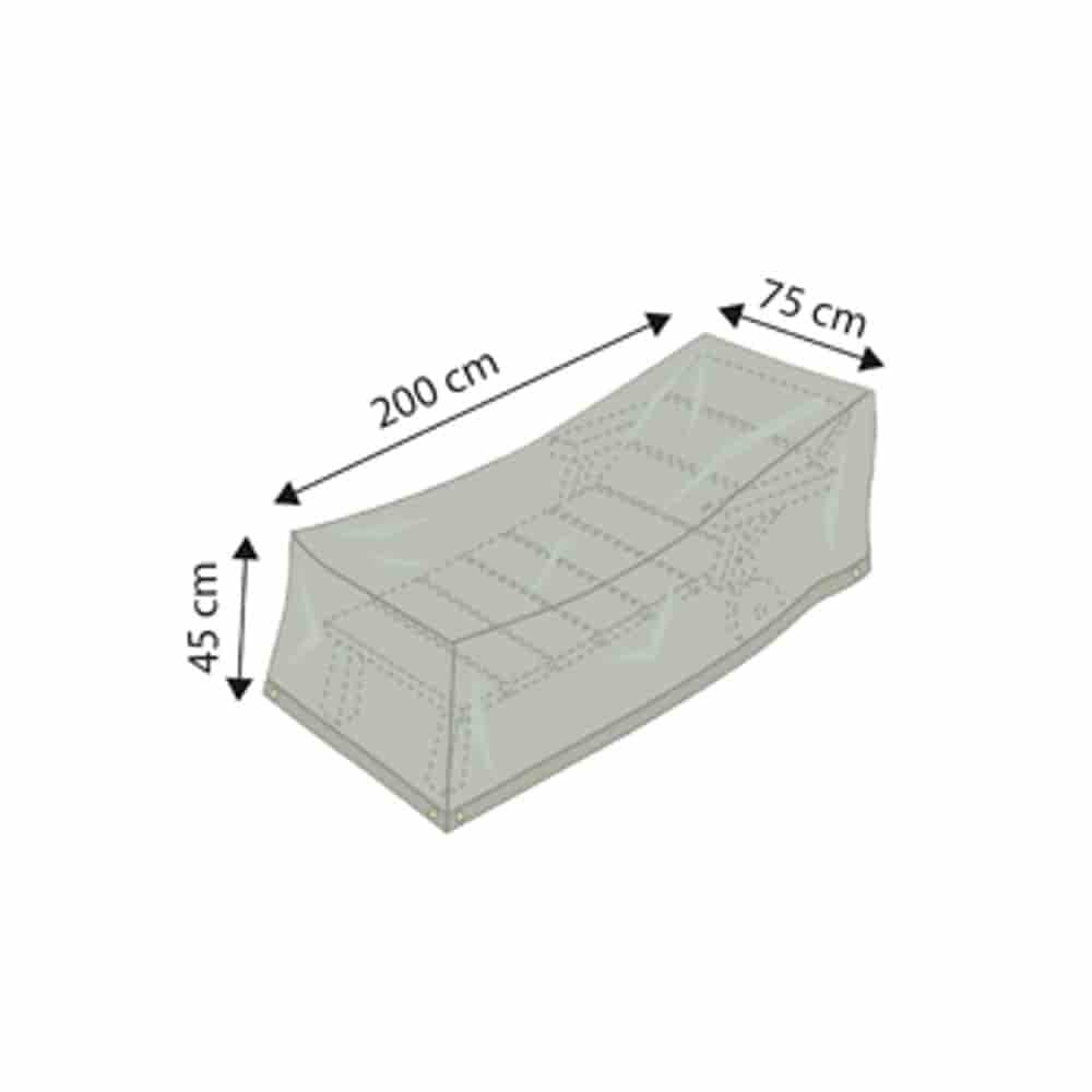 Aizsargpārvalks Deluxe guļamkrēsls, apmēram 200x75x45-0