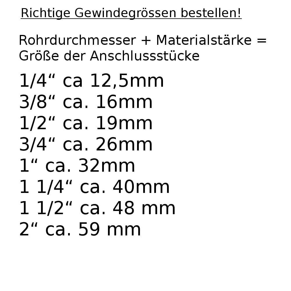 Rokas preses TH profils 16x2, 20x2, 26x3, 32x3-2