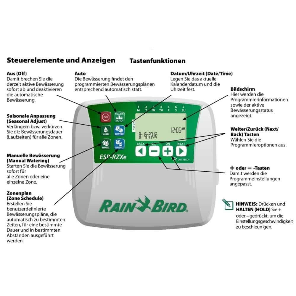 Rainbird vadības ierīce tips RZXe4 Āra-2