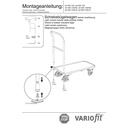 Rokturpārvadāšanas rati 200 kg Tips S + EasySTOP-0