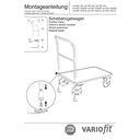 Ratiņi ar spiešanas stieni 400 kg Tips S + EasySTOP-0