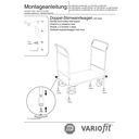 Dubultās sānu sienas ratiņi 400 kg Tips S + EasySTOP-0