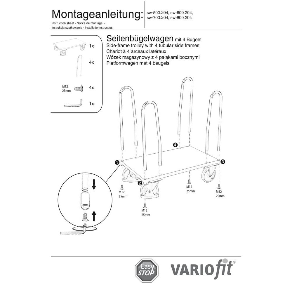 Seitenbügelwagen Tips S + EasySTOP-0