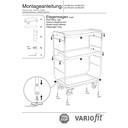 Augstie stāvu rati ar 3 paplātēm 250 kg kravnesība, Tips S + EasySTOP-1