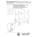 Smagais galds 500 kg ar 2 platformām Tips M + EasySTOP-0