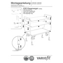 ESD stāvvagons ar 3 plauktiem, tips L + EasySTOP-0