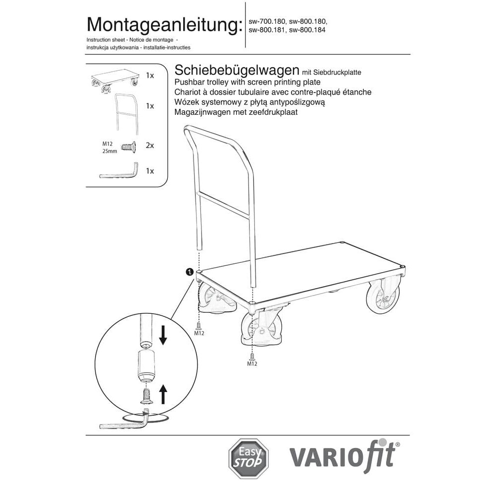 Šūpuļkrēslu ratiņi 1000 kg Tips L + EasySTOP-0