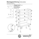 Plauktu rati augsts 5 paplātes 250 kg kravnesība Tips XL + EasySTOP-1