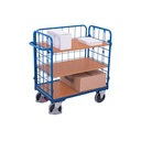 Paket-Dreiwandwagen ar 3 plauktiem 500 kg kravnesība Tips XL + EasySTOP-0