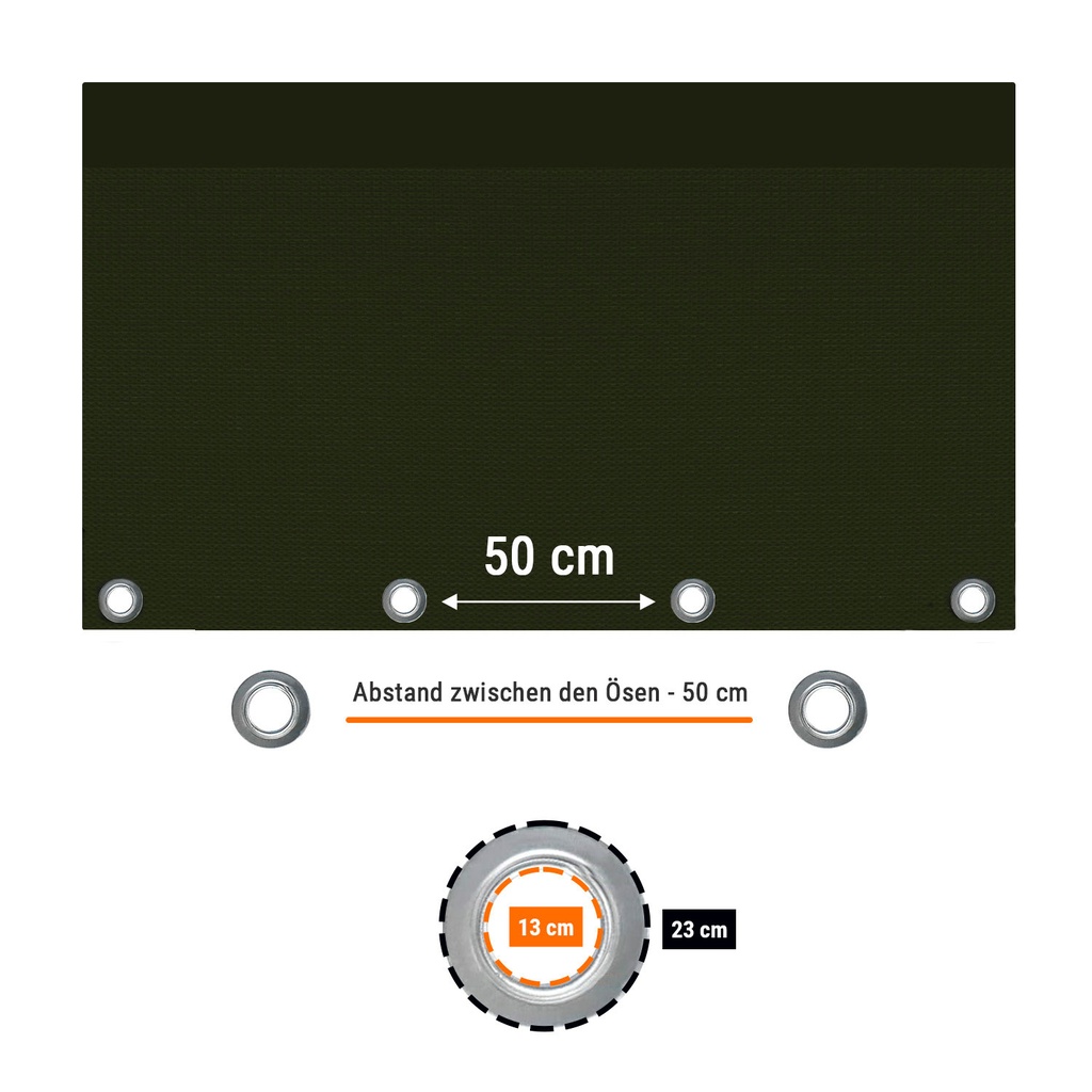 210g/m² pārklājs 4x5m zaļš (20m²)-2