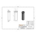 KGEM Caurule SN 4 DN/OD 160 x 2000 mm-1