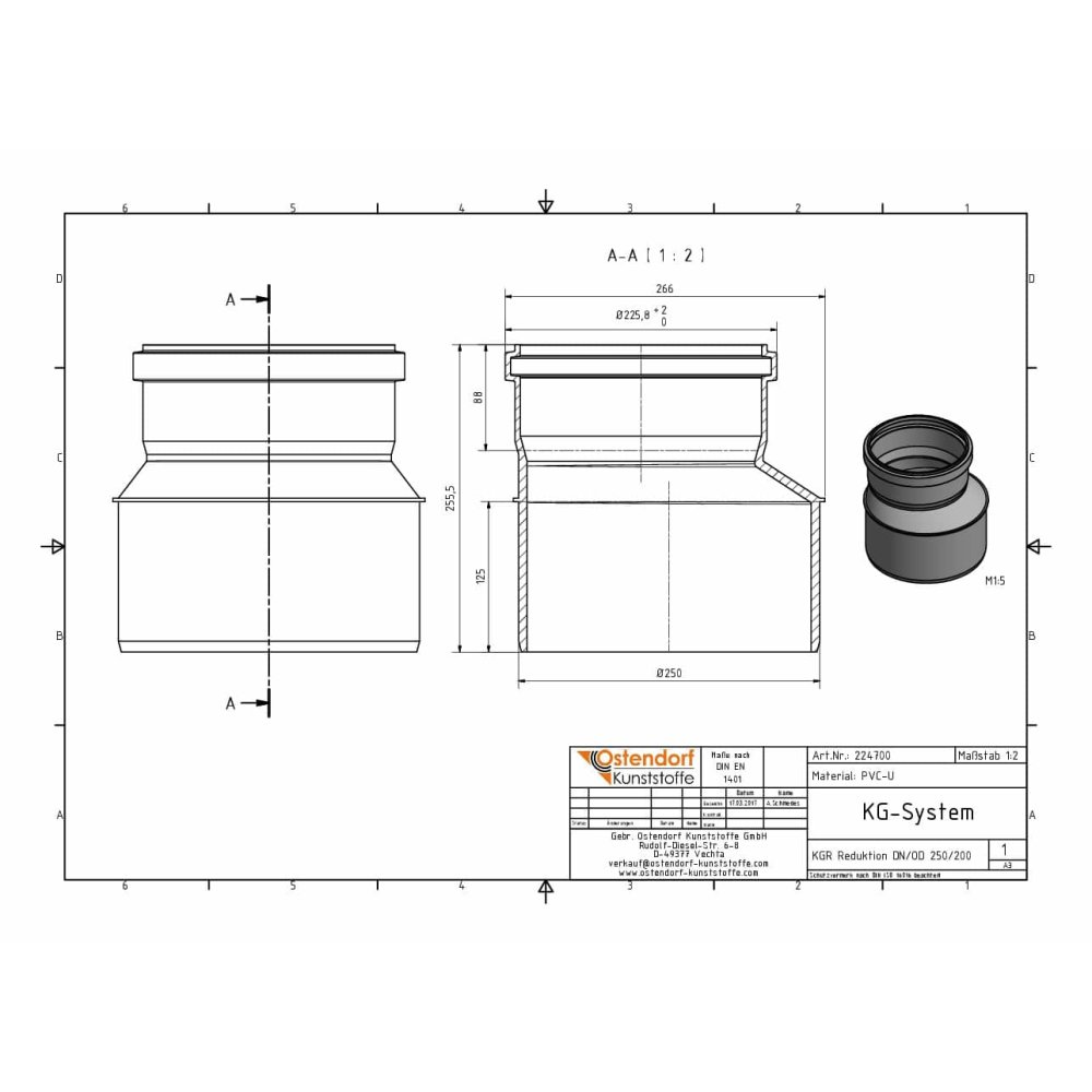 KGR Redukcija DN/OD 250/200-1