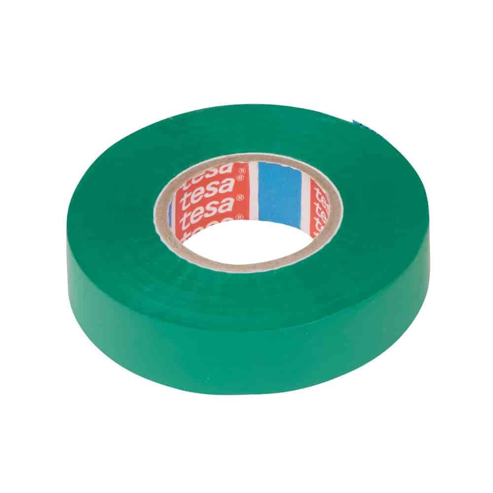 tesa tesaflex Izolācijas lente 4163 PVC 19 mm x 33 m (zaļa)