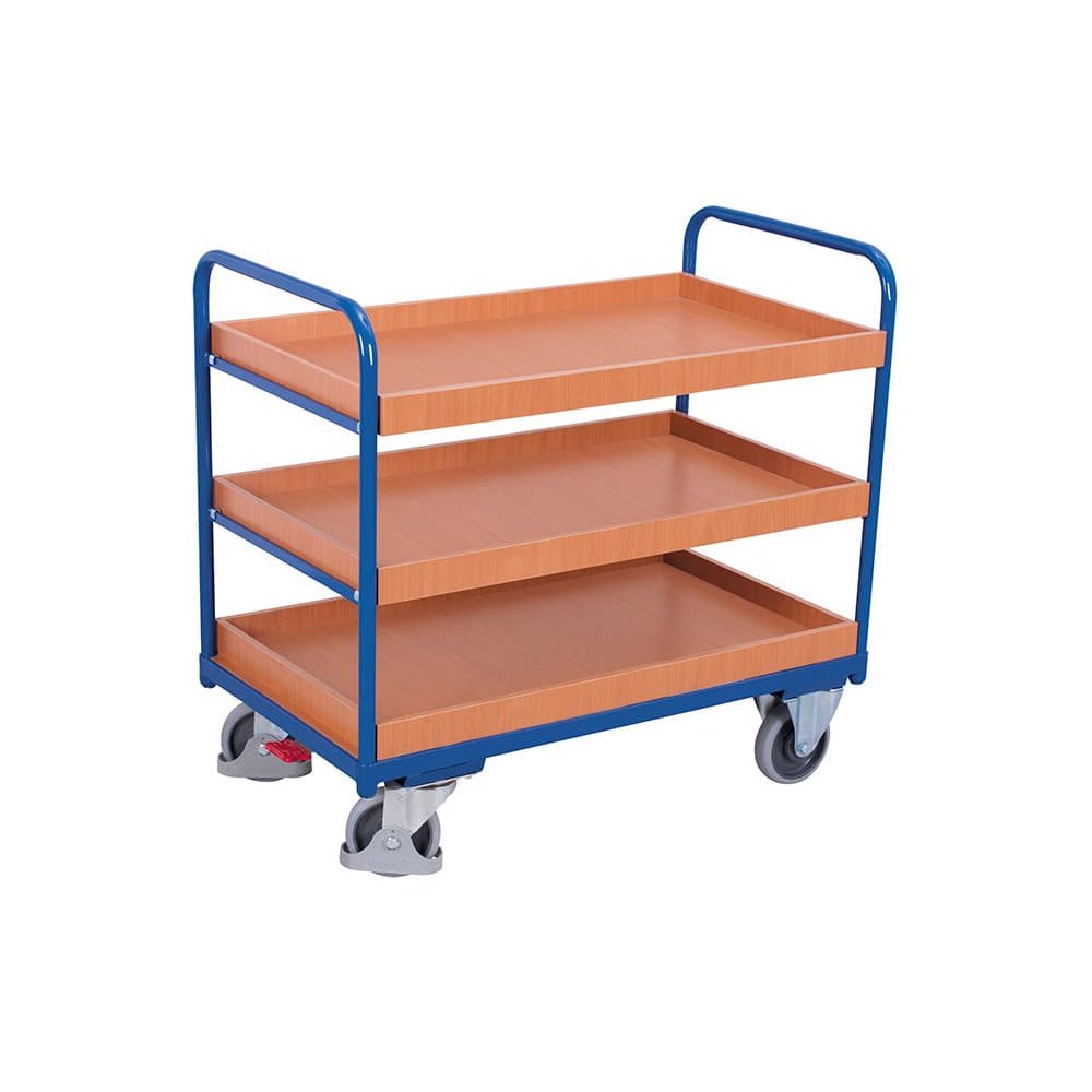 Stāvu rati ar 3 paplātēm 250 kg kravnesība Tips XL + EasySTOP