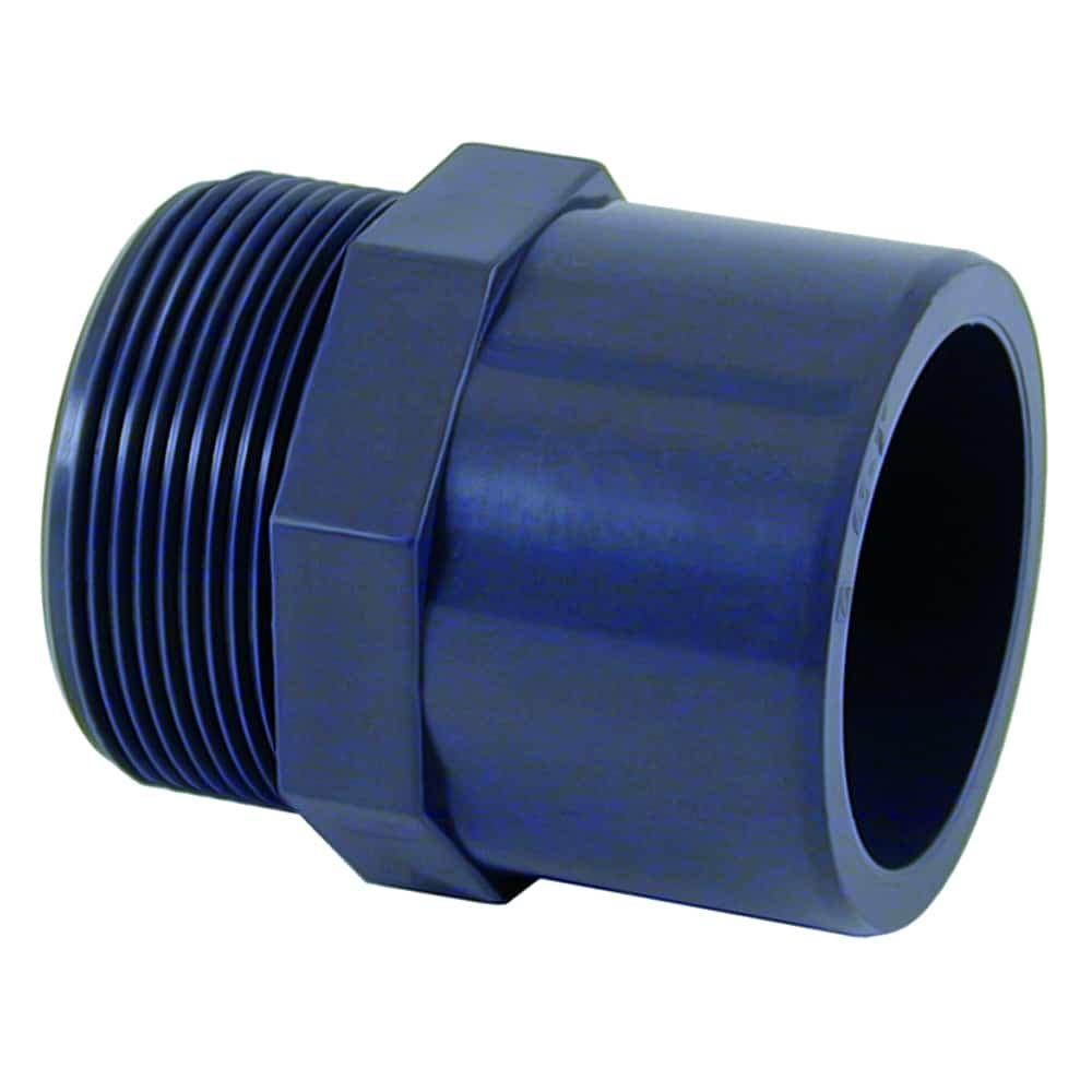 PVC-U pārejas uzmava x AG 40-32mm x 1 1/4" PN10